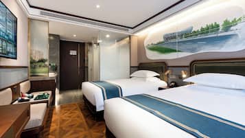 Business Double or Twin Room | Memory foam beds, desk, free WiFi, bed sheets