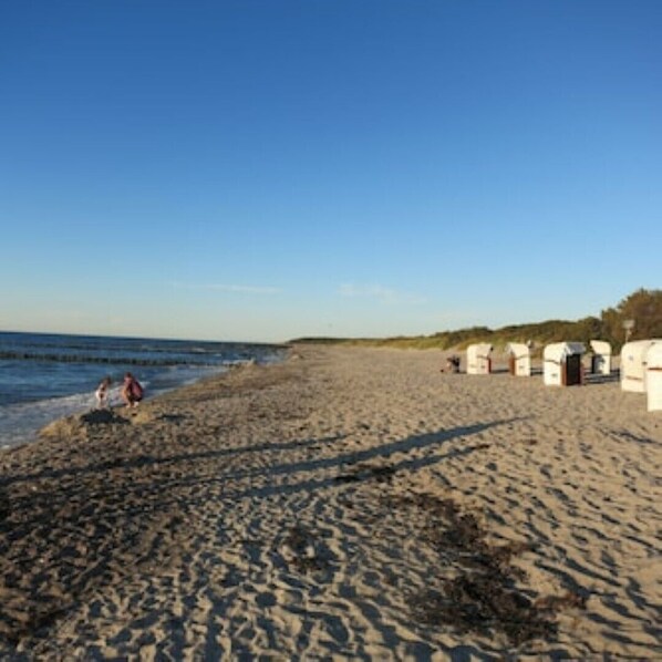 Aan het strand