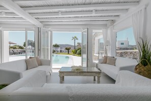 Living area - Mykonian Atmosphere Villa (Μύκονος)