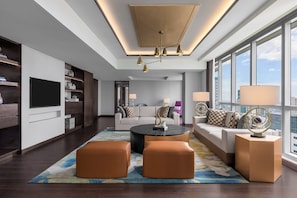 Presidential Suite, 1 King Bed | Living room