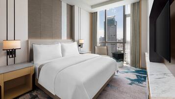 1 bedroom, premium bedding, down comforters, in-room safe