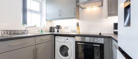 Appartement Confort | Cuisine privée | Bouilloire électrique