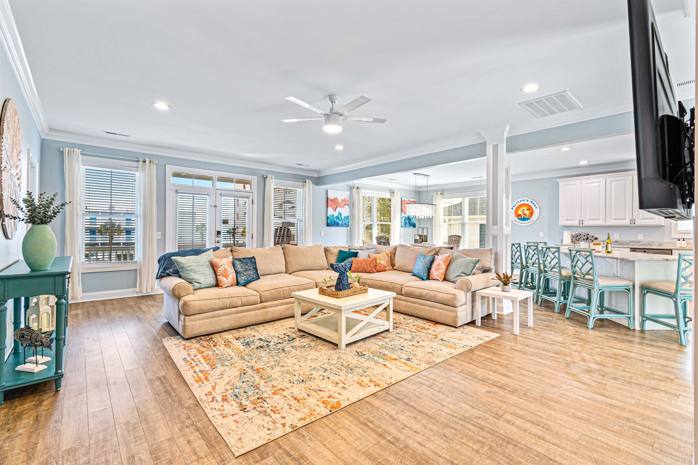 Smart TV, video games, books, stereo