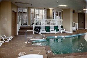 Indoor pool, outdoor pool - Charming Lakefront Towers Condo. Power Boat Shootout Race Weekend Aug 26-30 (Osage Beach)