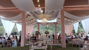 Área externa para casamento