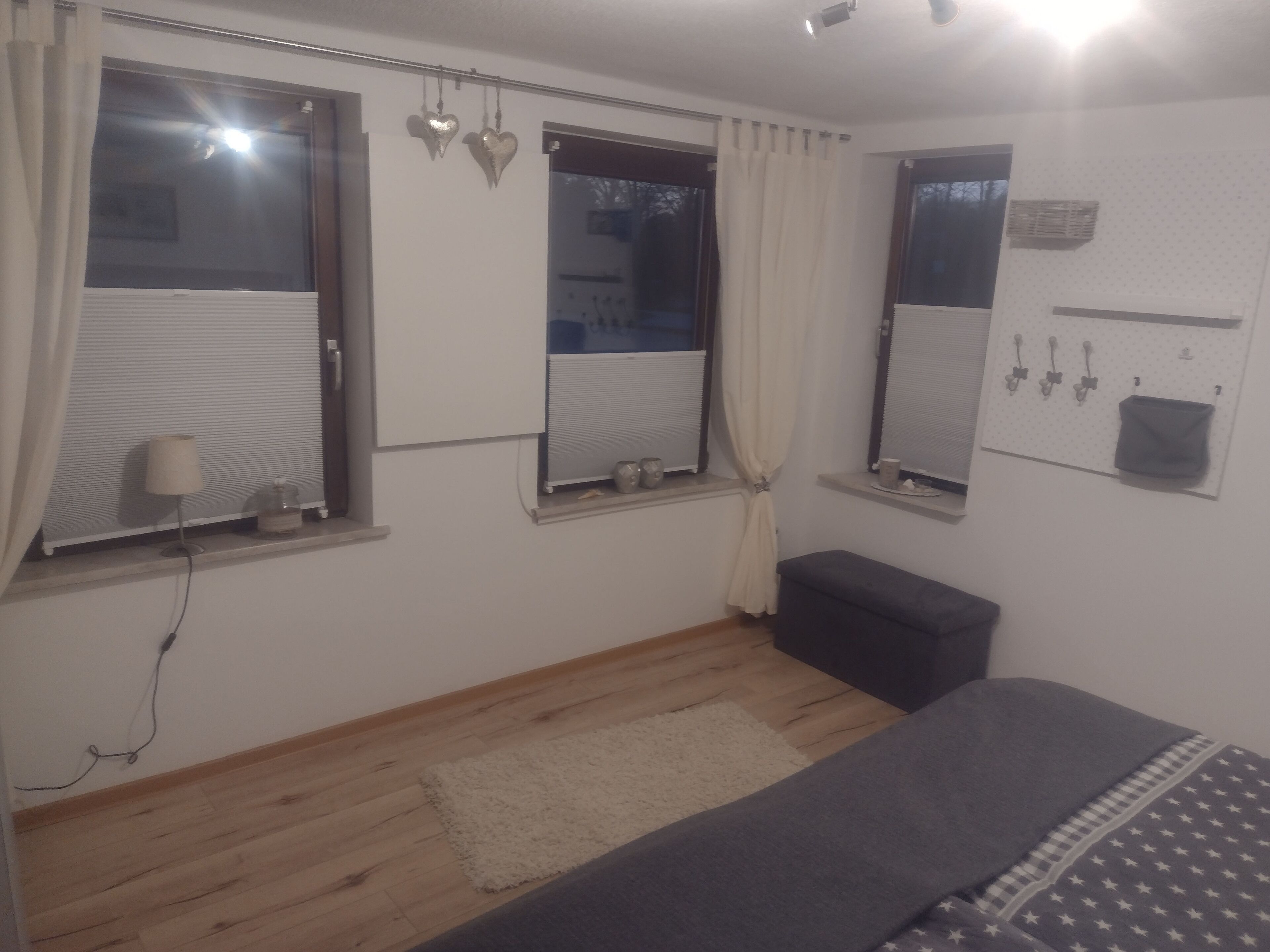 1 habitación y ropa de cama 