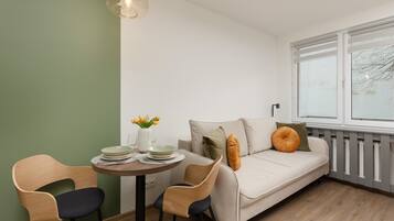 Studio, Balcony | Living room