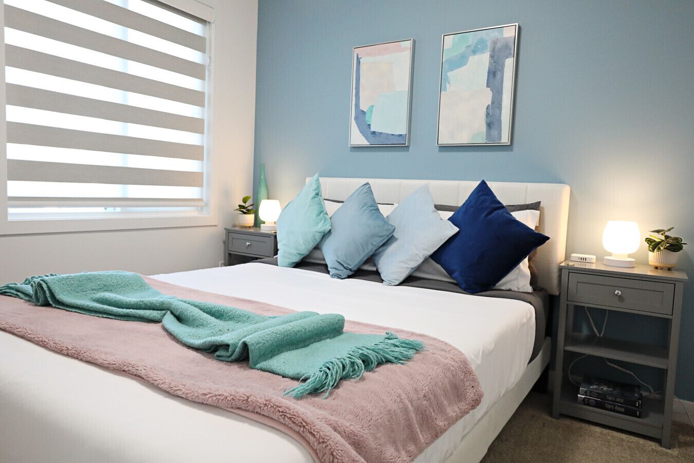 4 bedrooms, desk, iron/ironing board, travel cot
