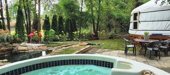 Relax in the City at Our Unique Yurt Retreat