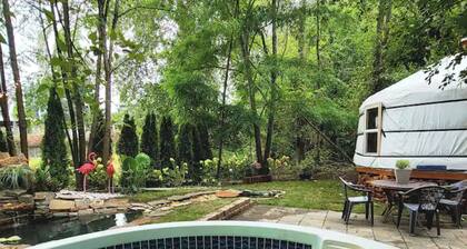 Relax in the City at Our Unique Yurt Retreat