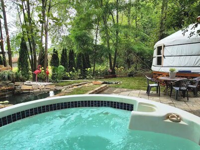 Relax in the City at Our Unique Yurt Retreat