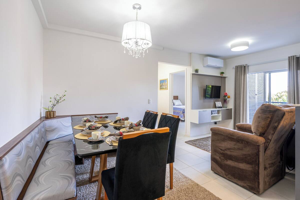 Apartment | 2 Schlafzimmer, Verdunkelungsvorhänge, kostenloses WLAN
