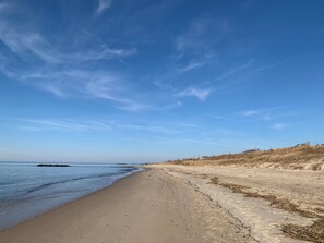 Sun-loungers, beach towels