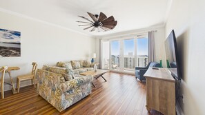 TV, offices - "Coral Island" #1124 PCB 2 Bedroom Sleeps 6 (Panama City Beach)