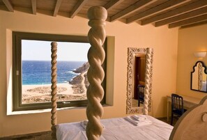 1 bedroom, iron/ironing board, free WiFi, bed sheets - Luxury Andros Suites | Honeymoon Suite with Amazing Sea Views | Zorkos (Andros)