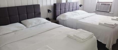 Iron/ironing board, WiFi, bed sheets