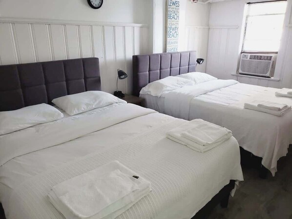 Iron/ironing board, WiFi, bed sheets