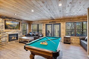 Cabin, 3 Bedrooms | Billiards - Hillside Hideaway 3 Bedroom Cabin by RedAwning (Sevierville)