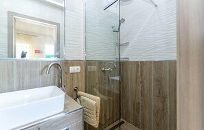 Shower, hair dryer