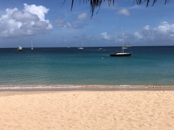 Sun loungers, beach towels