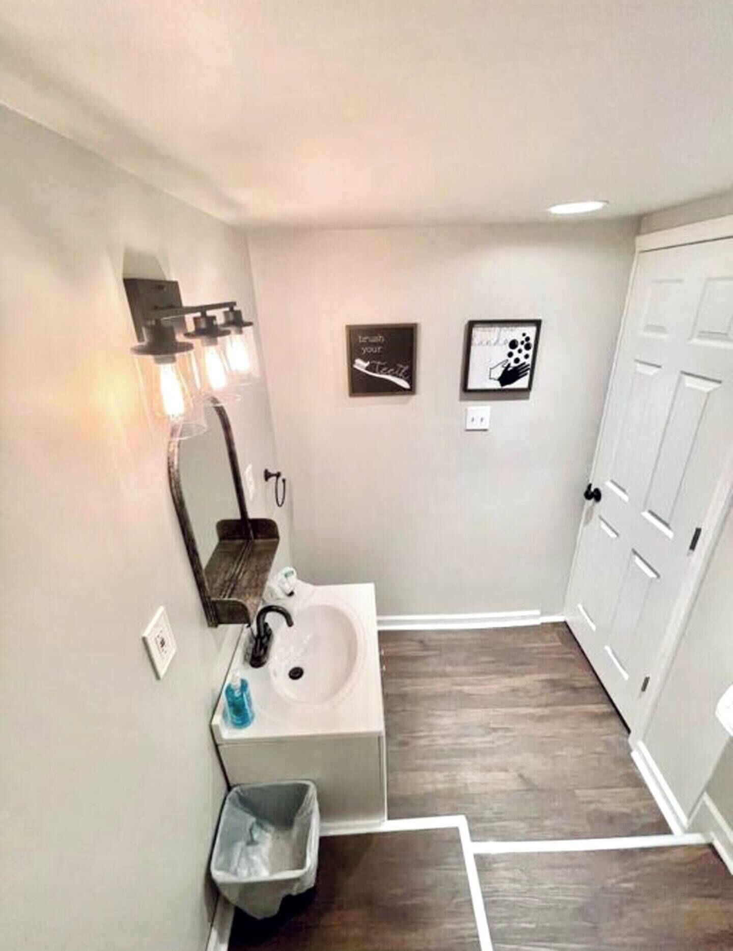 Hair dryer, towels