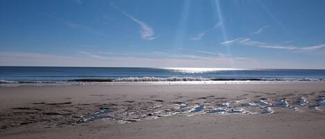 Sun loungers, beach towels