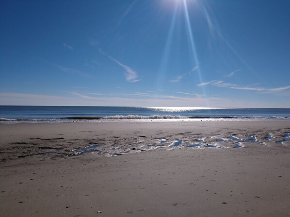 Sun-loungers, beach towels