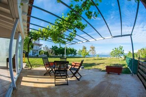 Premium Room | Terrace/patio - Sandy Beach Houses-Sea View (Corfu)