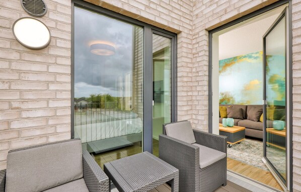 Terrace/patio - Cozy apartment in Nordstrand with WiFi (Nordstrand)