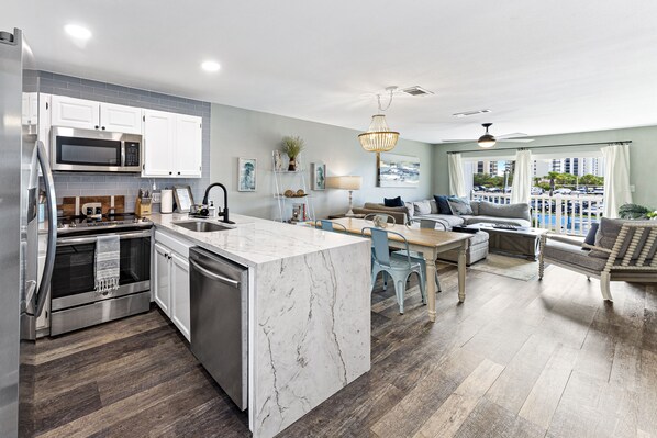 Fridge, microwave, oven, stovetop - Seaside in OBA - 2Bedroom/2Bath Condo (Orange Beach)