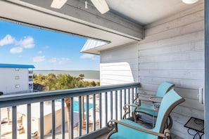 Condo, 1 Queen Bed with Sofa bed, Balcony, Beach View | Property grounds - Beach Racquet A313 by Tybee Vacation Rentals (Tybee Island)