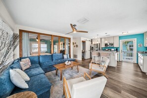 TV - Oceanfront w/Private Yard! Barefoot Beach Cottage & Steps to Downtown! (Cocoa Beach)