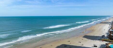 Aan het strand