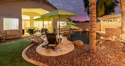 Glorious Hot Pool! Goodyear Stadium! Gameroom