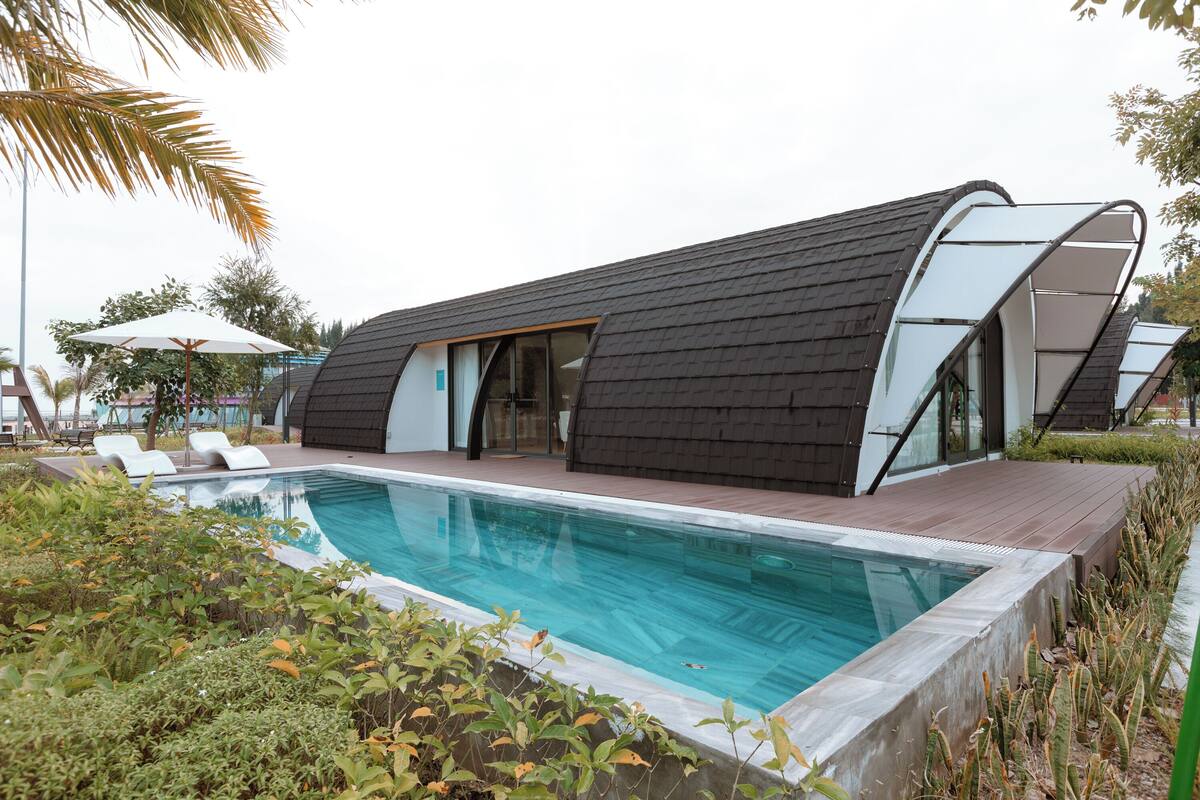 Bungalou exclusiu | 1 dormitori, roba de llit d'alta qualitat, cobrellits i minibar