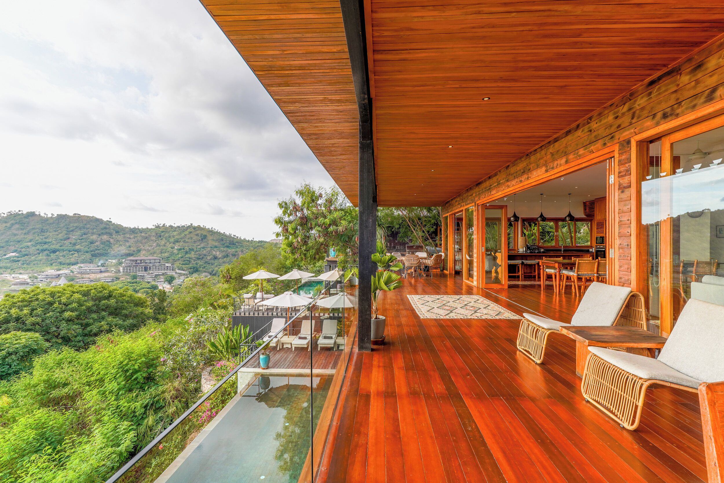 Villa, 5 Bedrooms, Private Pool, Sea View | Balcony view