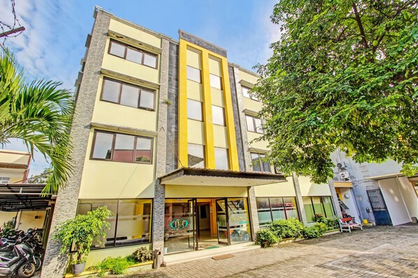 Façade de l’hébergement