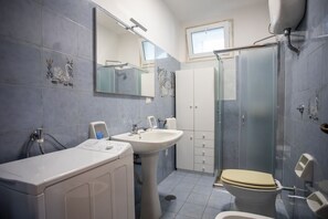 Douche, sèche-cheveux, bidet