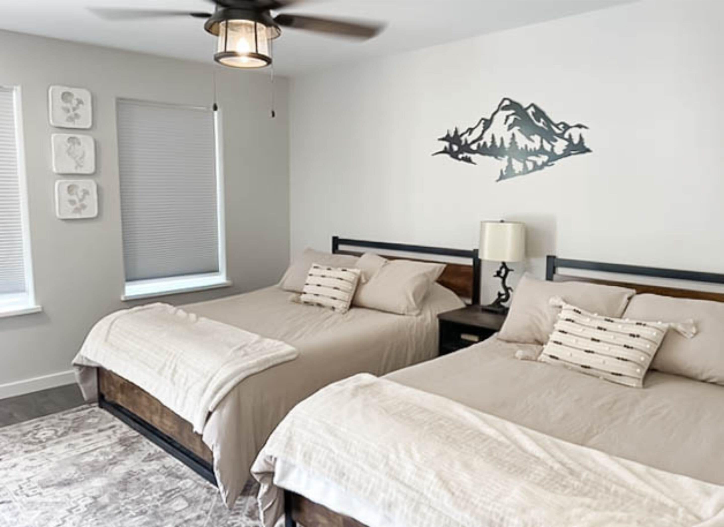 华丽单人房, 2 张大床 | 高档床上用品、羽绒被、加厚床垫、特色装修