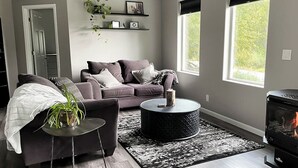 Luksus-toetasjesleilighet, 2 soverom | Oppholdsområde