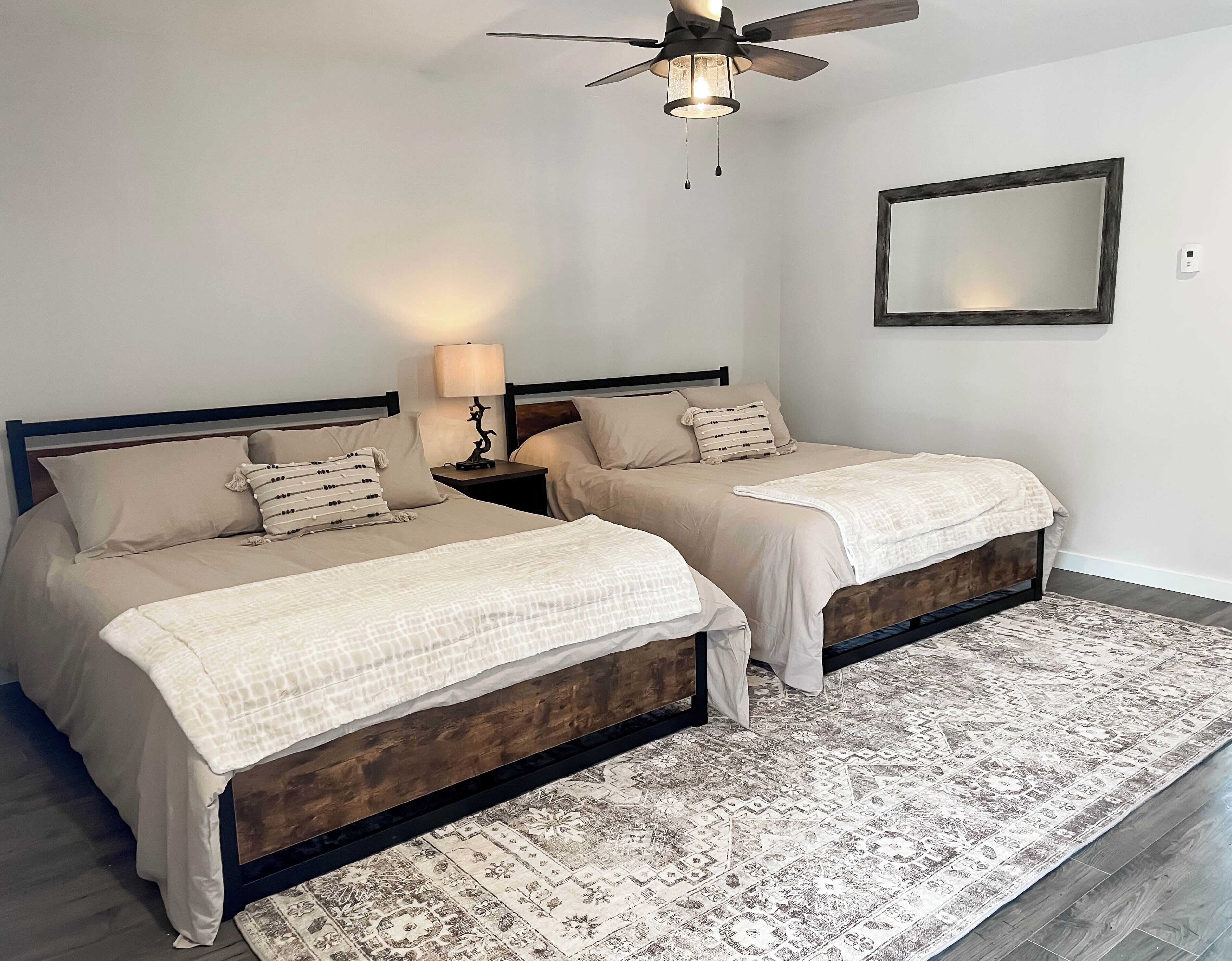 Deluxe Single Room, 2 Queen Beds | Premium bedding, down comforters, pillowtop beds, individually decorated