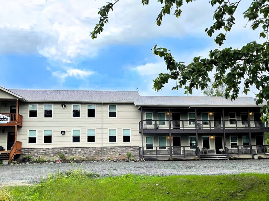 Voorkant van accommodatie