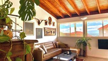 Smart TV, books, stereo