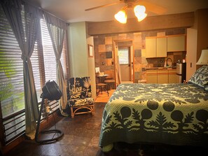 1 bedroom, memory foam beds, individually decorated