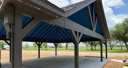 Camp at the foothills of Wichita Wildlife Refuge & Mountains.