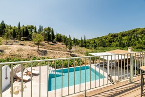 Villa, 2 Bedrooms, Pool View | Balcony view
