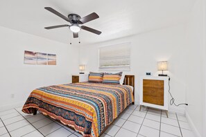 2 bedrooms, free internet, bed sheets
