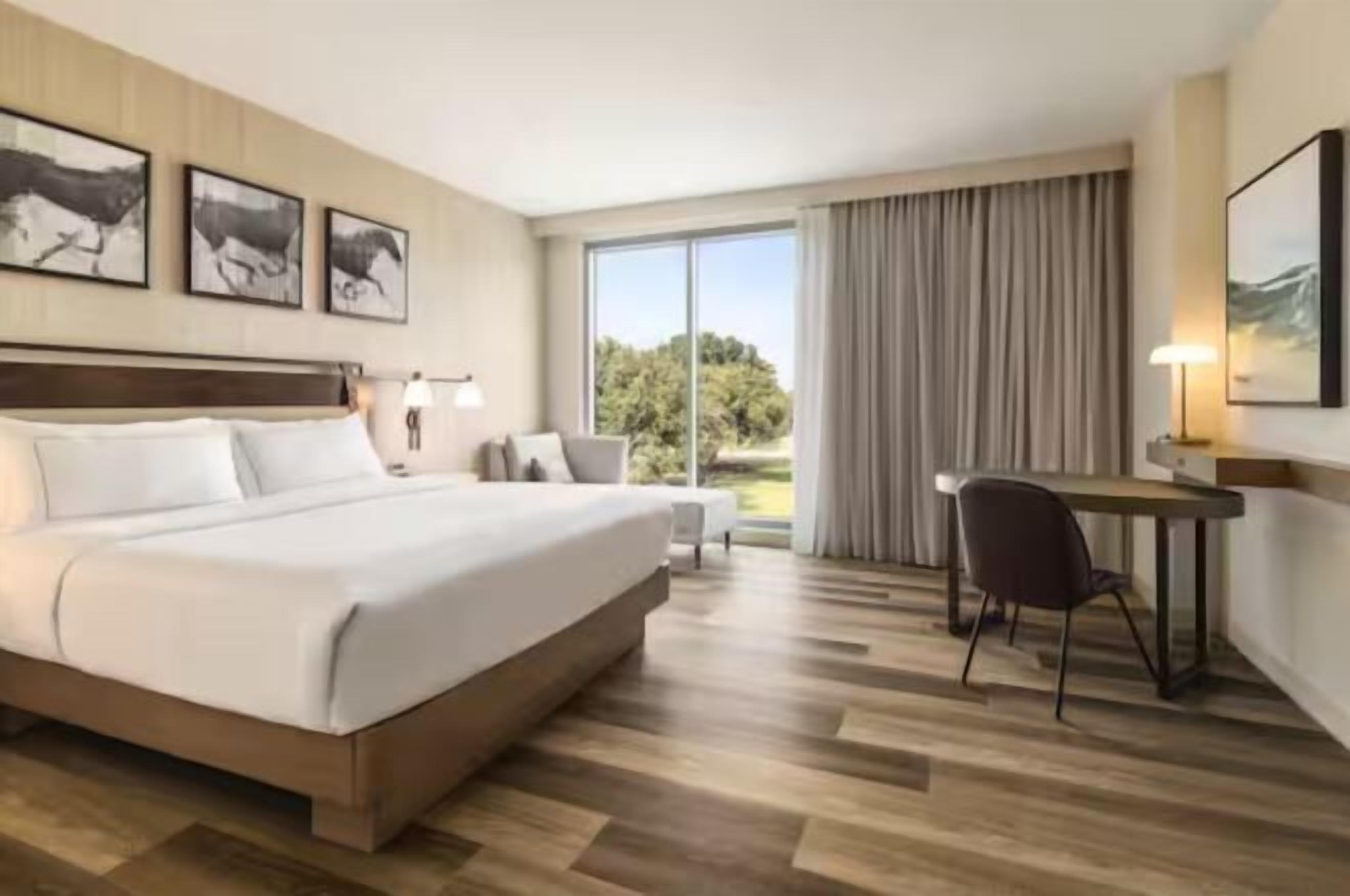 Desk, laptop workspace, free WiFi, bed sheets