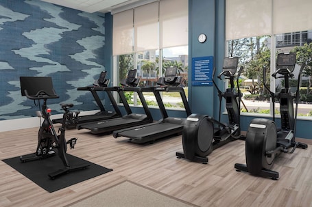 Fitness facility. Hampton Inn Delray Beach