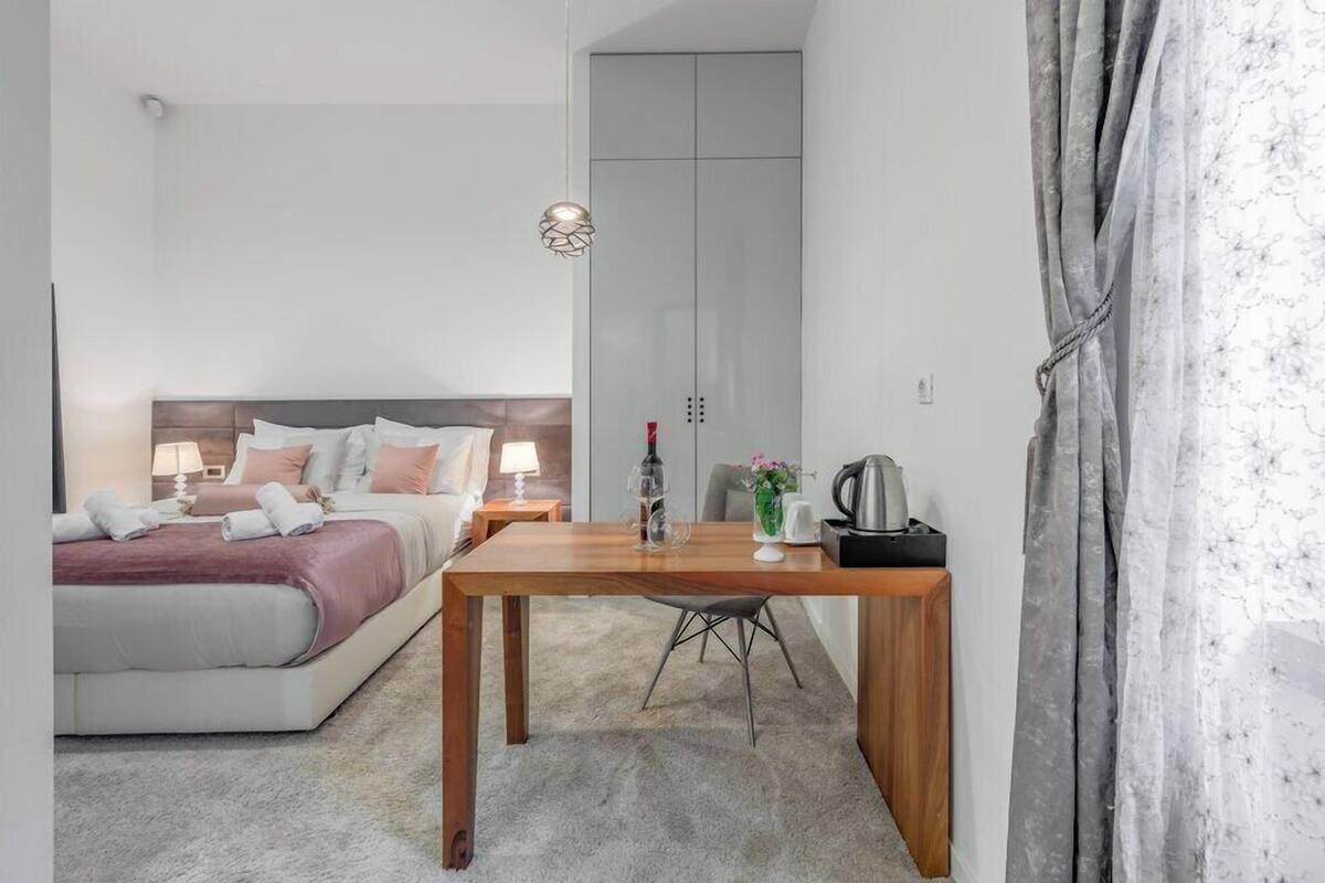 Sábanas de algodón egipcio, ropa de cama de alta calidad, minibar